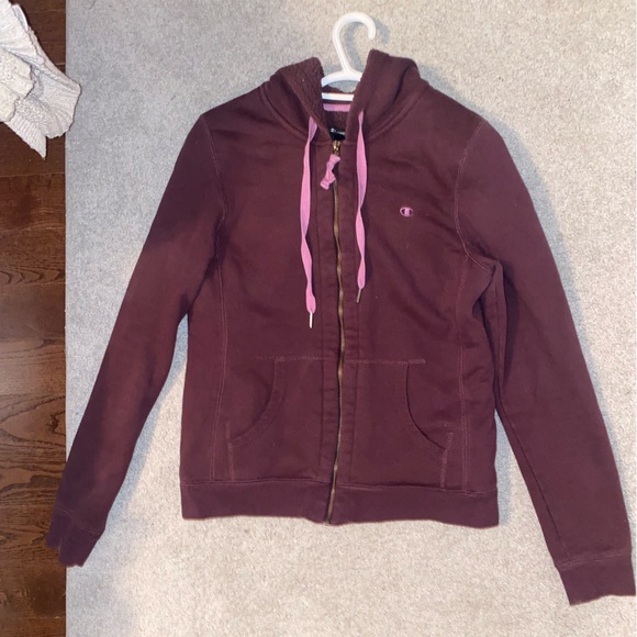 Purple Champion Zipper Sweater | Size: M - Picture 2 of 6